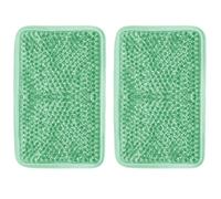 Sewroro 2 Pièces Pack Chaud Froid Réutilisable en Gel Pvc pour Tête et Mains, Compresse Portable Absorbant et Transférant la Chaleur, Journées Chaudes D'