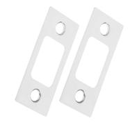 Sewroro 2 Pièces Plaque de Gâche à Pêne Lot de Acier Inoxydable pour Serrures de Porte Améliore la Performance Sécurité des Verrous les Résidentiels et Commerciaux