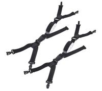 Sewroro 2 Pièces Sangle de Menton pour Casque de Chantier Ajustable Lot de Sécurité Professionnelle Remplaçable et Durable pour Travailleurs du Bâtiment