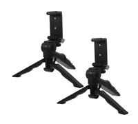 Sewroro 2 Pièces Trépied de Téléphone Portable avec Support Flexible et Ajustable Stabilisateur de Bureau pour Prise de Vue Extérieur et de Films Documentaires Compatible avec Divers