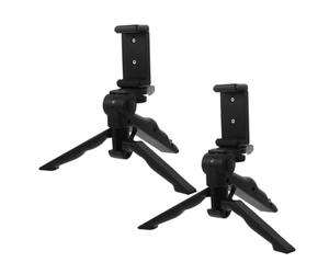 Sewroro 2 Pièces Trépied de Téléphone Portable avec Support Flexible et Ajustable Stabilisateur de Bureau pour Prise de Vue Extérieur et de Films Documentaires Compatible avec Divers