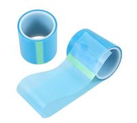 Sewroro 2 rouleaux Ruban Adhésif Époxy DIY Anti-fuite pour Cadre Métal Accessoires Artisanaux pour Fabrication Bijoux Bleu Transparent Protection Table et Surfaces