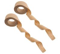 Sewroro 2 Rouleaux Ruban Adhésif pour Loisirs Créatifs Activé par L'eau | Kraft Gommé Aquarelle, Fixation Forte et Protection D'œuvre, Couleur Kaki, Usage Encadrement