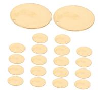 Sewroro 20 pièces Lot de Étiquettes Rondes Laiton pour Vannes Résistantes et Faciles à Identifier Étiquettes Vierges pour Équipement de Tuyauterie et Organisation
