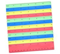 Sewroro 20 pièces Lot de Règles Colorées pour Garçon Fille Accessoires Scolaires Règles Légères et pour Élèves Couleur Aléatoire Couleur Aléatoire