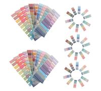 Sewroro 2000 Pièces Index Tabs Autocollants Marque-pages Adhesifs Réutilisables pour Annotation de Notes et Organisation Scolaire Étiquettes Auto-adhésives pour Classement Rapide