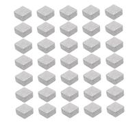 Sewroro 210 Pièces Scale Grey Fake Stone Blocks Durable DIY Mini Building Brick Sheet for Garden and Architectural Decor
