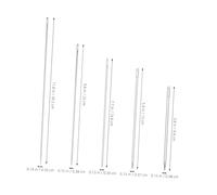 Sewroro 25 Pièces Aiguilles à Coudre Métalliques Extra Longues et Grandes Œillets Ensemble Résistant pour Couture Main Réparation Tissus Épais et Projets Artisanaux