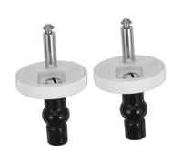 Sewroro 2Pièces Boulons de Fixation pour Abattant de Wc Vis de Fixation Supérieures Charnières Universelles et Installation Facile Accessoires pour Siège