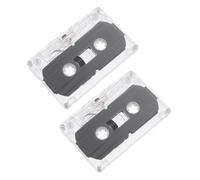 Sewroro 2pièces Cassette Audio Vierge Lot pour Décoration Murale DIY Accessoire Cassette Audio sans Enregistrement Style Vintage pour Bureau Salon