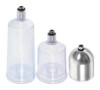 Sewroro 3 Flacons de Peinture pour Aérographe de 10ml en Plastique Compatibles Airbrush, Non Déformables, pour Modélisme et Tatouages