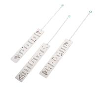 Sewroro 3 Pièces Marque Pages Acier Inoxydable Marqueurs de Page Fins et pour Femmes de Lecture pour Enseignants et pour Thanksgiving et des Diplômes