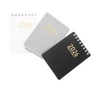 Sewroro 3 Pièces Planner Notebook With Spiral Binding Daily Weekly Monthly Calendar For Efficient Management And Personal Work School Organization
