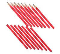 Sewroro 30 Pièces Crayons Ovales Ergonomiques pour Menuisiers Crayon de Marquage pour Construction Confort Optimal Fournitures Graduées Utilisation Scolaire et Professionnelle