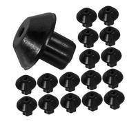 Sewroro 32 Pièces Remplacement Caoutchouc Antidérapants pour Cuisinière à Gaz Accessoires de Stabilisation pour Brûleur Pads de Support Élevés Caoutchouc pour la Sécurité Stabilité