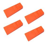 Sewroro 4 Coins d'Abattage en Plastique 14 CM Cale de Coupe de Bois Robuste Outil de Bûcheronnage 4 Pièces Matériel d'Exploitation Forestière pour Abattage Sécurisé