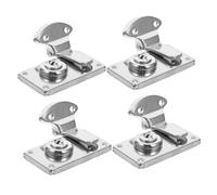 Sewroro 4 pièces Loquets Rétro Fer pour Serrure de Petite Valise Verrou de Boîte à Bijoux et Caisse Loquet de Quincaillerie pour Bagages et Projets de Bricolage