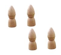 Sewroro 4 pièces Marionnettes à Peindre Jouets DIY Créatifs pour Garçon Fille Figurines Solides pour Activités Manuelles et Imagination Kit de Loisirs Garçon Fille