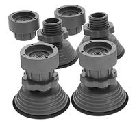 Sewroro 4 pièces Patins Réglables Antidérapants pour Machine à Laver Tapis de Protection Vibration pour Sèche Linge Réfrigérateur et Plus Ajustable et Durable