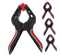 Sewroro 4 pièces Pince à Ressort Puissante A Type Clips de Fixation pour Menuiserie Joints et Durables pour Bricolage et Travail Du