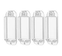 Sewroro 4 Pièces Protection Interrupteur Lumineux Transparent Couvercle de Sécurité Mural pour Garçon Fille Protection Anti-manipulation pour Éviter Activation Accidentelle des Circuits