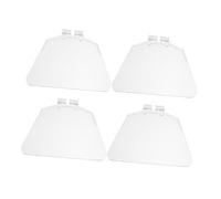 Sewroro 4 pièces Protection Transparente pour Meuleuse Angle Écran Plastique Accessoire de Sécurité Installation Rapide Protection Les Débris