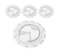 Sewroro 4 Pièces Roue de Grossesse Calculateur de Date D'échéance, | Format Poche, Lecture Rapide des Semaines, Suivi des Consultations Prénatales, pour Hôpital, Sages-femmes