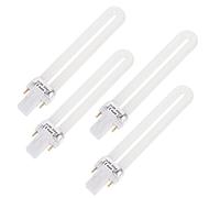 Sewroro 4 Pièces Tube D' ampoule de Lampe en Forme de U 9W Uv 365Nm Tube de Lampe pour Sèche- Ongles Lampe Uv Remplacement de La Lumière
