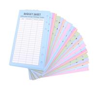 Sewroro 48 feuilles Épargne Format Papier à Anneaux Challenge Jours pour Organiseur Budget Feuilles Recharge Classeur pour Motivation Financière