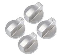Sewroro 4Pièces Boutons de Commande de Cuisinière Lot de Universelles pour Remplacement de Brûleur Ajustement Parfait et Durable Compatible avec Plaques de Cuisson