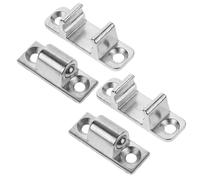 Sewroro 4pièces Lot De Loquets Métalliques Pour Hotte De Cuisinière Fixations Pour Panneau Verre De Remplacement Et Matériel De Montage Diy