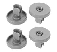 Sewroro 4Pièces Roue de Lave Vaisselle Professionnelle Lot de Roulettes de Remplacement Universelles Compatible avec Aeg Pratique et Durable
