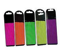 Sewroro 5 feuilles Bandes Adhésives Fluorescentes Transparentes Marque Pages Fins pour Annotation et Lecture Légères et Portables pour Garçon Fille et Étudiants