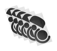 Sewroro 5 Feuilles de Patins Adhésifs pour Souris 2e Génération, Autocollants Antidérapants 0,7 Mm Épaisseur, Accessoires de Jeu Compatibles, Remplacement Solide pour Tapis de