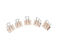Sewroro 5 pièces Clips à Relier Cuir pour Artisanat DIY et Pratiques pour Bureau École et Maison