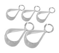 Sewroro 5 Pièces Connecteurs Pendentifs pour Bijoux Clips de Fermeture et Durables Idéaux pour Diy et Décoration de Sacs