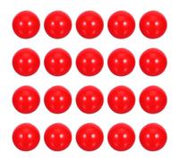 Sewroro 50 Boules de Loterie en PVC Réutilisables 5 CM Rouge Ouverture pour Tirage au Sort Accessoires de Fête pour Jeux et Activités Ludiques
