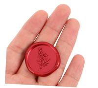 Sewroro 50 Pièces Autocollants Cachet de Cire Olive Branch Rouge Adhésifs pour Invitations Mariage Fêtes DIY Décoration Romantique et