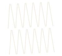 Sewroro 50 Pièces Bâtons de Bricolage Non Peints Lot de Tiges Carrées pour Projets Diy Modélisation Architecturale et Décorations Artisanales