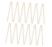 Sewroro 50 Pièces Bâtons de Carrés pour Diy et Modélisation Architecturale Matériau Pratique pour Projets Miniatures et Artisanales