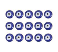Sewroro 50 Pièces Pendentif en Alliage Bleu Œil du Démon Perles Créatives, Facile à Décorer, pour Fabrication de Bijoux DIY et Création Unique