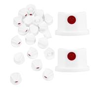 Sewroro 50pièces Buses De Rechange pour Bombe Aérosol Embouts Plastique Blancs pour Graffiti Buses pour Peinture Fluide Et Retouches