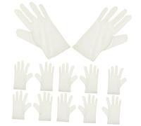 Sewroro 6 paires Gants Microfibre Antistatiques Lot pour Inspection de Bijoux Protection des Mains Lors Du Manipulation Objets Délicats Confortables et Lavables Parfaits pour Bijouterie