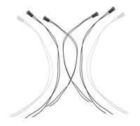 Sewroro 6 Pièces Capteur de Porte Magnétique pour Systèmes de Gestion Hôtelière Interrupteur de Sécurité Filaire pour des Portes pour Maisons et Bureaux Noir Blanc Marron