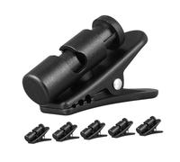 Sewroro 6 Pièces Clips pour Câbles Écouteurs Pince Rotative pour Fixation de Microphone et Câble Accessoire Pratique pour Vêtements