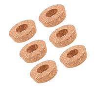 Sewroro 6 Pièces Couvercle en Liège pour Vase Hydroponique en Verre, Bouchon Conique en Liège Naturel, Design Moderne et Polyvalent pour Petites Surfaces et Bureaux