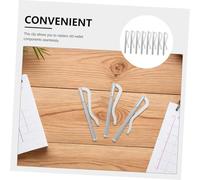 Sewroro 8 pièces Pince à Billets Ressort Argentée Clip de Remplacement pour Portefeuille Bifold Maintien Sécurisé Cartes et pour Projets DIY
