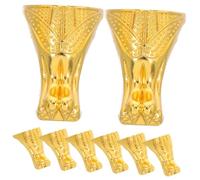 Sewroro 8 Pièces Vintage Metal Decorative Box Corner Supports Wobble Furniture Legs Protector DIY Wooden Case Hardware