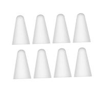 Sewroro 8Pièces Capuchon de Pointe de Plume Silicone pour Pencil Housse de Protection Silicone Transparente Glissement et Précise pour Écriture et Dessin