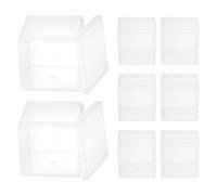 Sewroro 8pièces Contenant Bonbon Transparent Cube Petite Boîte à Bonbons Acrylique Boîte de Rangement pour Friandises Présentoir Carré pour Chocolats Dragées et Cadeaux Invités